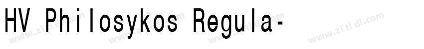 HV Philosykos Regula字体转换